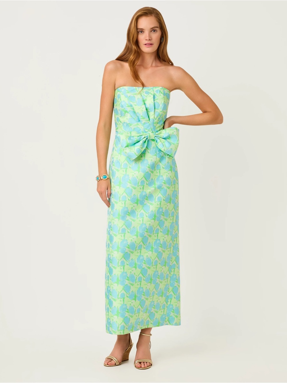 Lilly Pulitzer Tiernan Maxi Dress size 8 NWT summer wedding guest dress